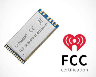 El m&oacute;dulo RF de 2,4 GHz LoRa1280F27/LoRa1281F27 pas&oacute; la certificaci&oacute;n FCC y CE