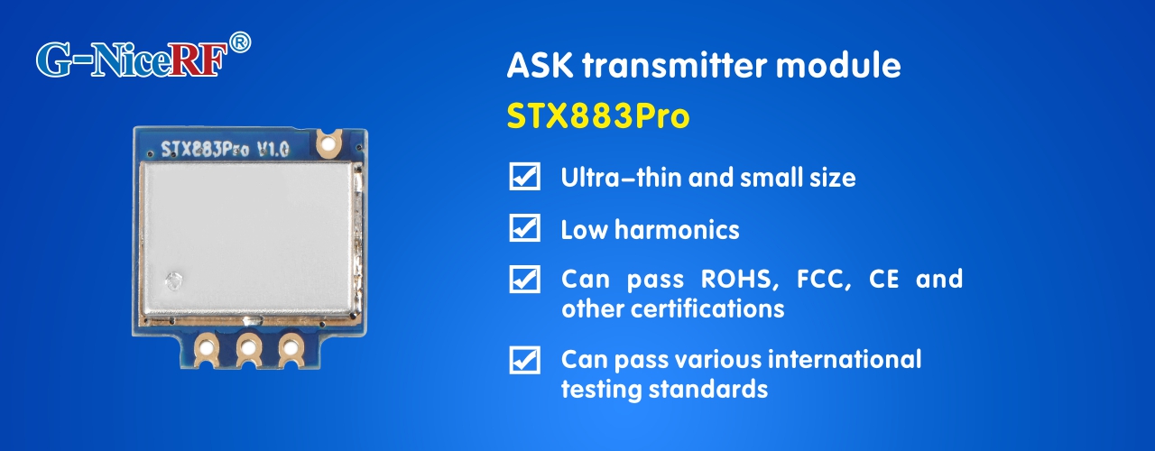 ASK módulo transmisor STX883Pro