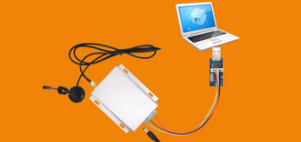 Diagrama de conexión del módulo de transmisión de datos inalámbrico SV6500 y computadora