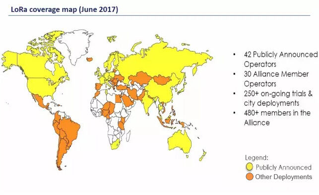 Análisis: el estado actual del despliegue global de la red LoRa