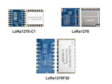 &iquest;Cu&aacute;les son los m&oacute;dulos LoRa frontales que utilizan SX1276?