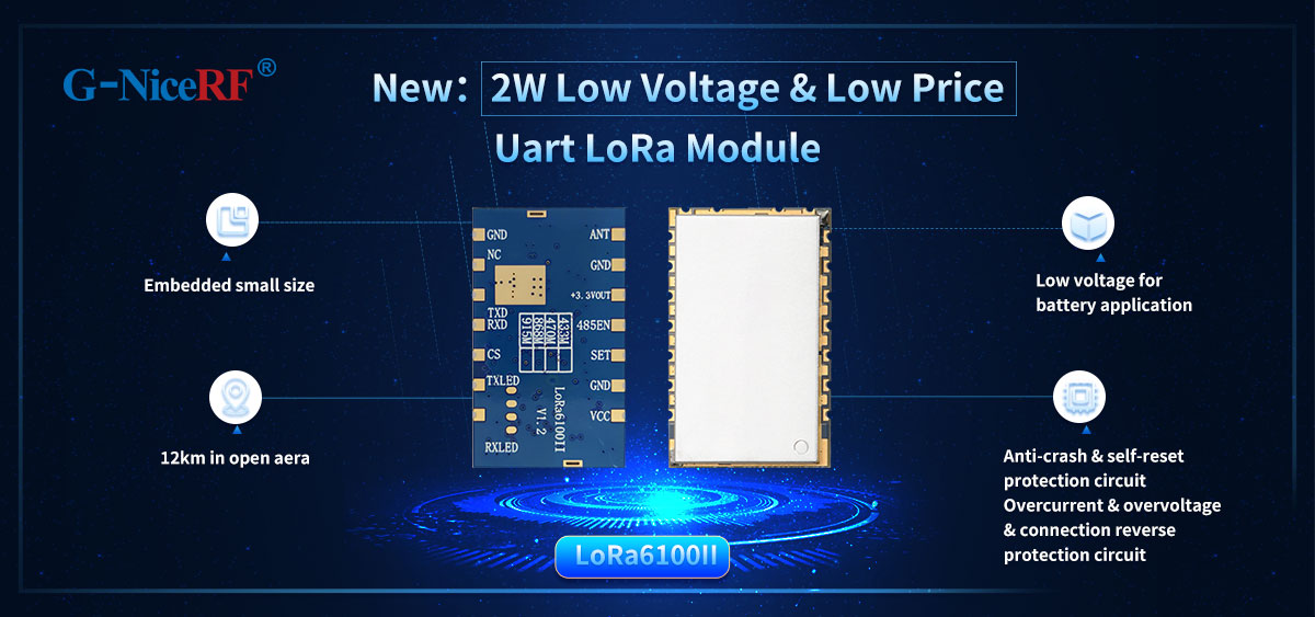 Módulo LLCC68 LoRa LoRa6100II