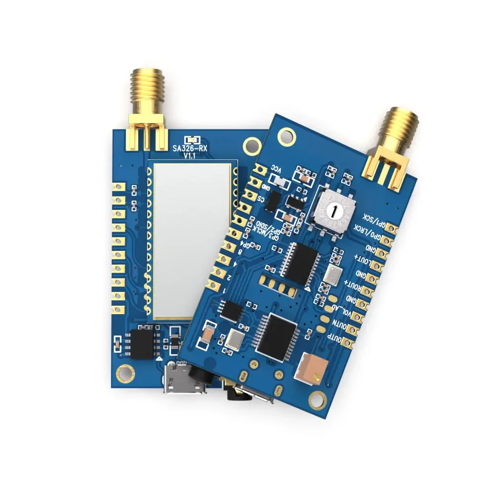 SA326: M&oacute;dulo de audio inal&aacute;mbrico de baja latencia y alta fidelidad