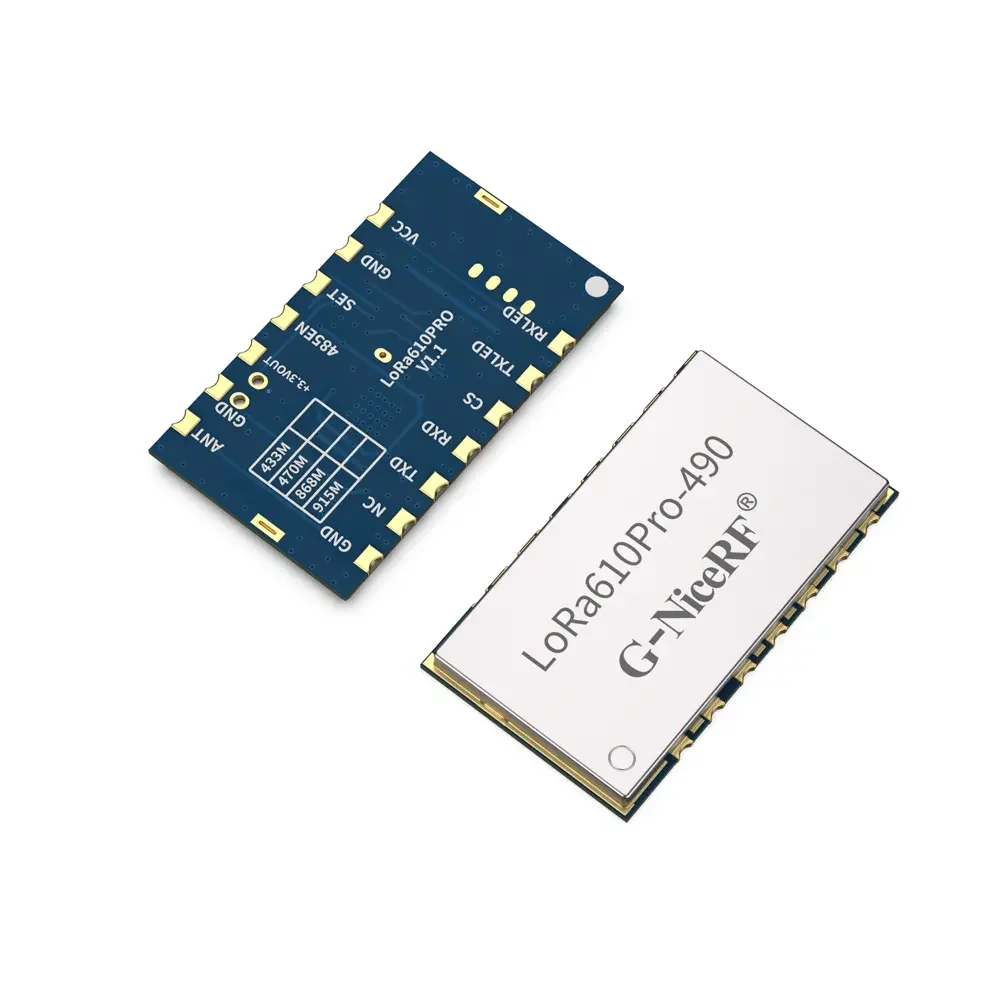 LoRa610Pro: M&oacute;dulo LoRa UART integrado de tama&ntilde;o peque&ntilde;o de 100 mW con certificaci&oacute;n KC/ANATEL y protecci&oacute;n ESD.