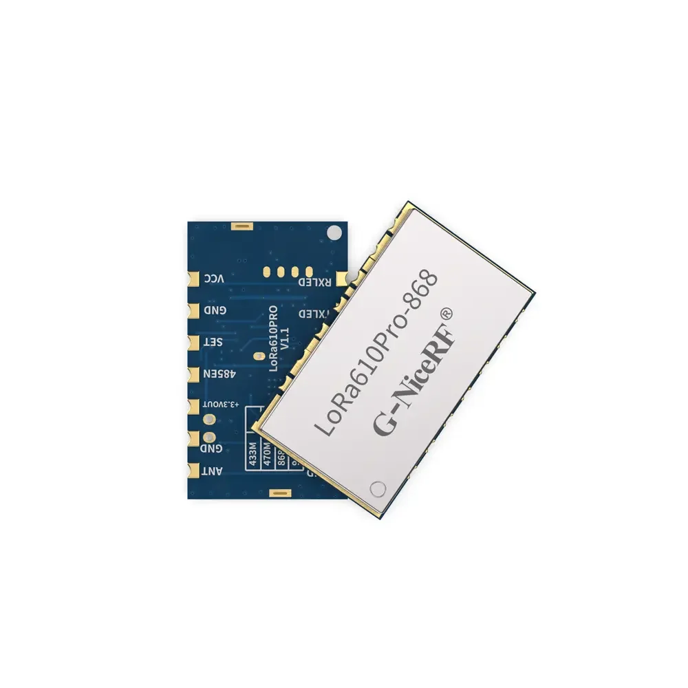 LoRa610Pro: M&oacute;dulo LoRa UART integrado de tama&ntilde;o peque&ntilde;o de 100 mW con certificaci&oacute;n KC/ANATEL y protecci&oacute;n ESD.