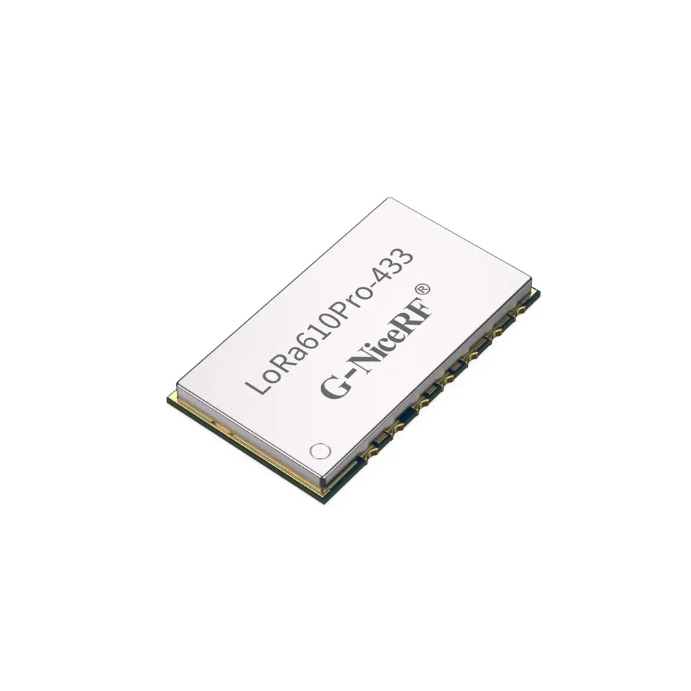 LoRa610Pro: M&oacute;dulo LoRa UART integrado de tama&ntilde;o peque&ntilde;o de 100 mW con certificaci&oacute;n KC/ANATEL y protecci&oacute;n ESD.