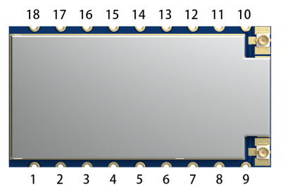 Se debe definir el pin lora1121 del módulo lora