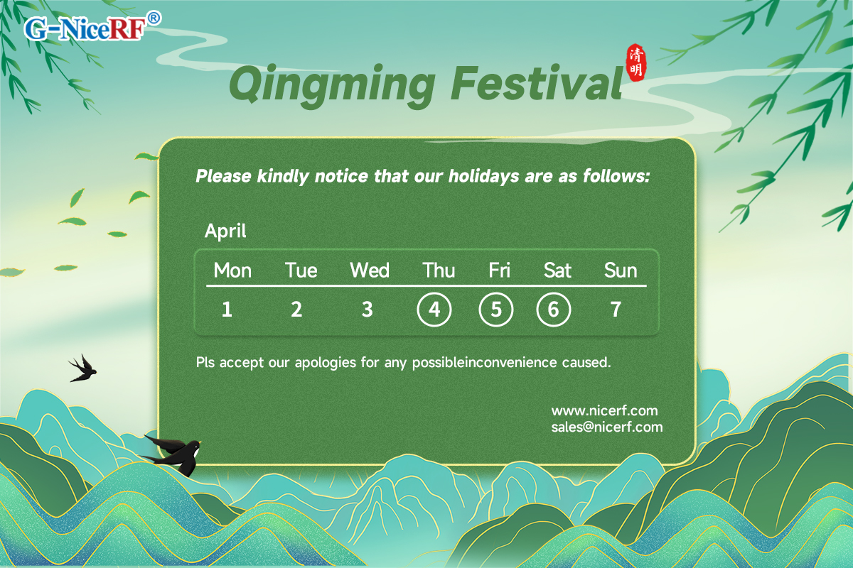 Aviso de vacaciones del Festival Qingming 2024