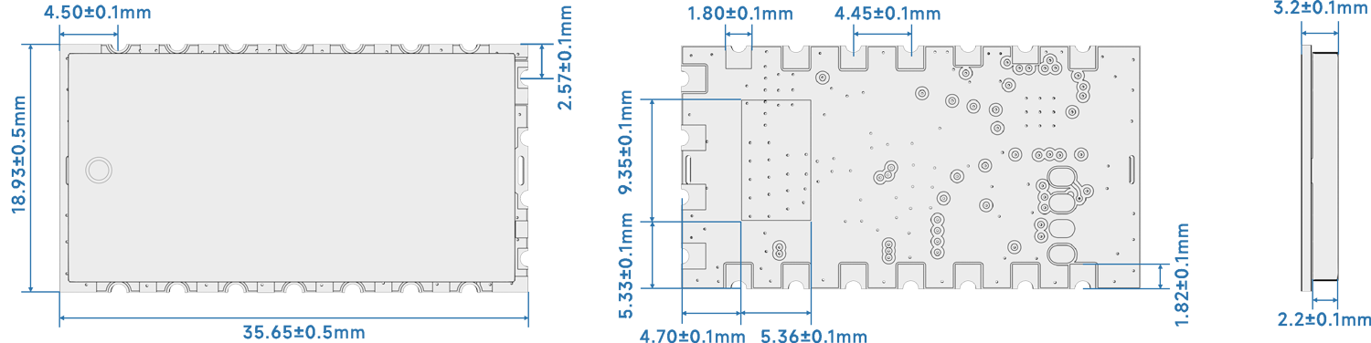 Módulo de transmisión de audio de 1 W tamaño SA616-F30 Módulo de transmisión de audio de 1 W tamaño SA616-F30