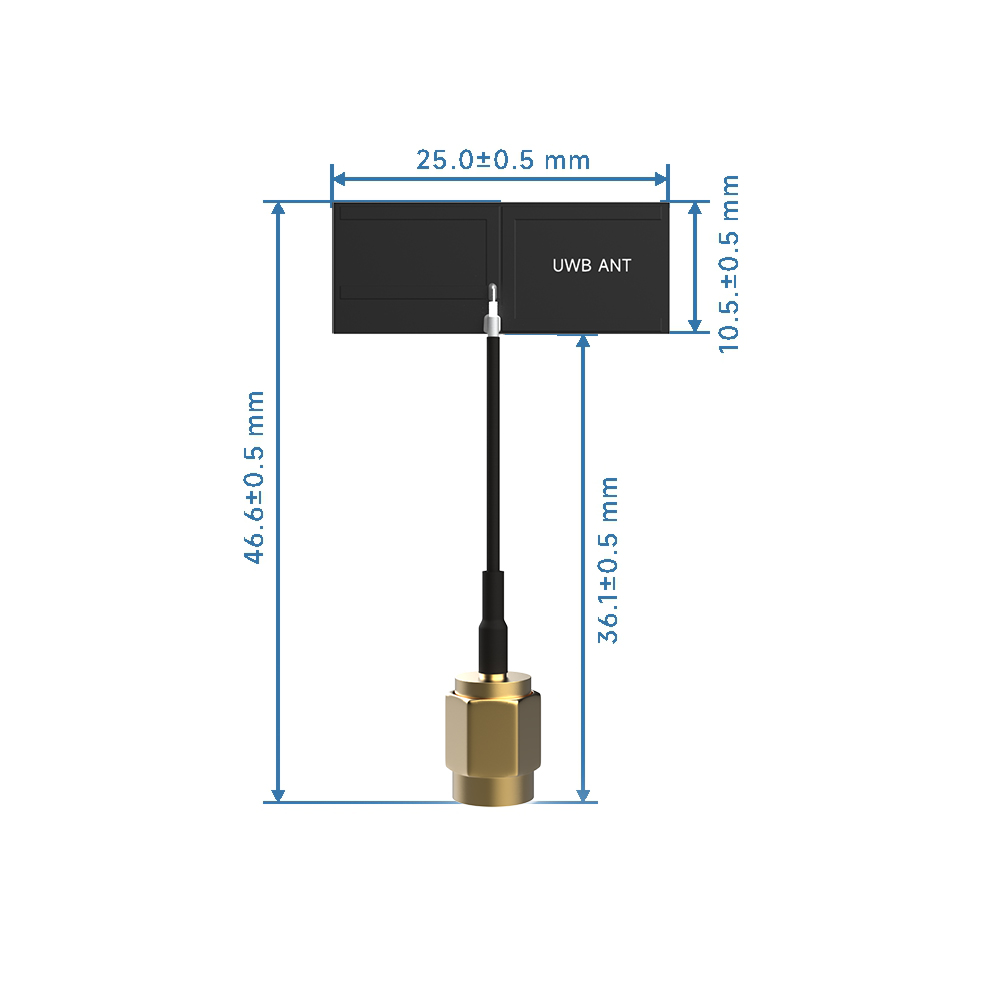 UWB-FPC-SMA: Antena FPC integrada, antena omnidireccional de banda ultra ancha