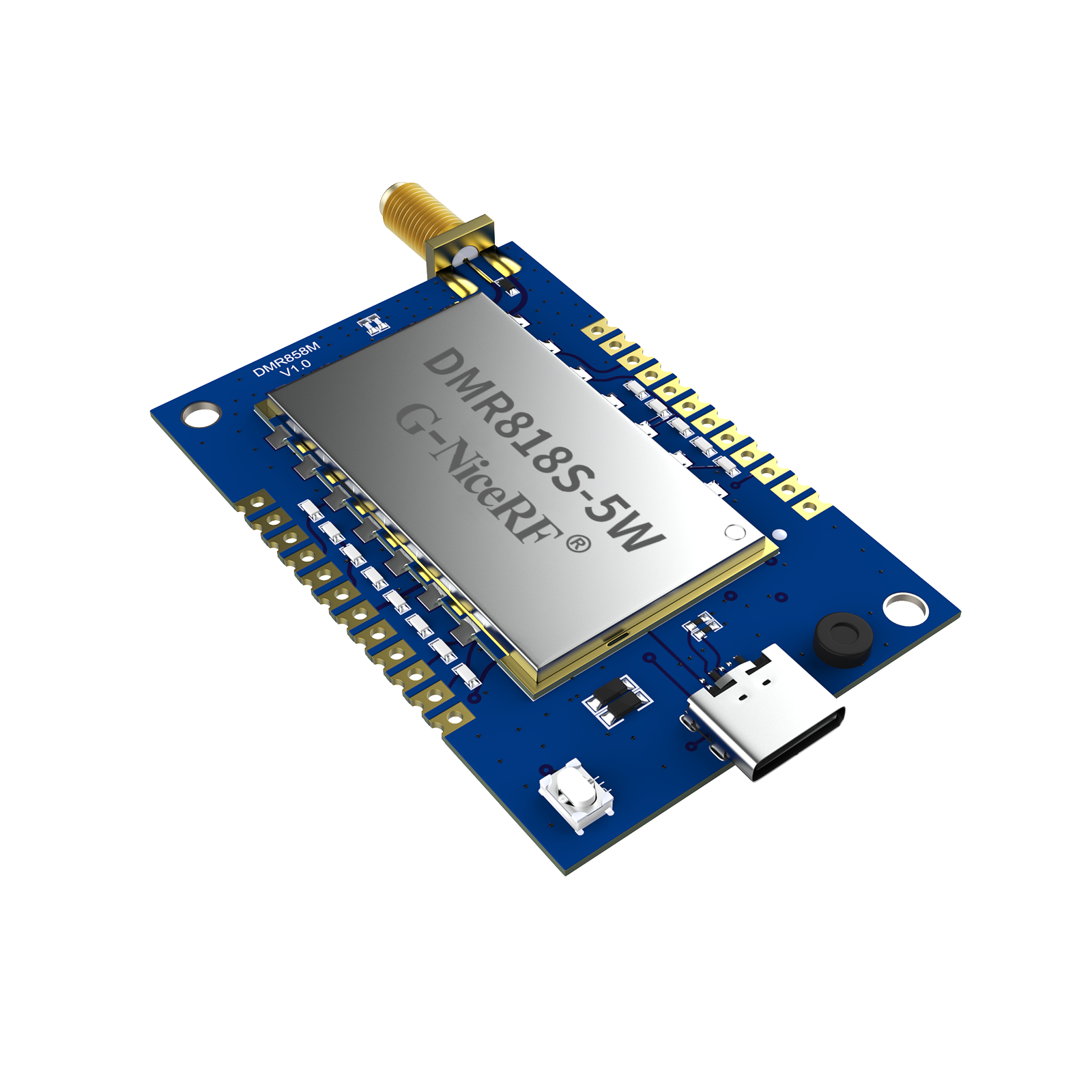 DMR858M: Walkie-talkie anal&oacute;gico-digital integrado de 5 W con ranura de tiempo dual DMR