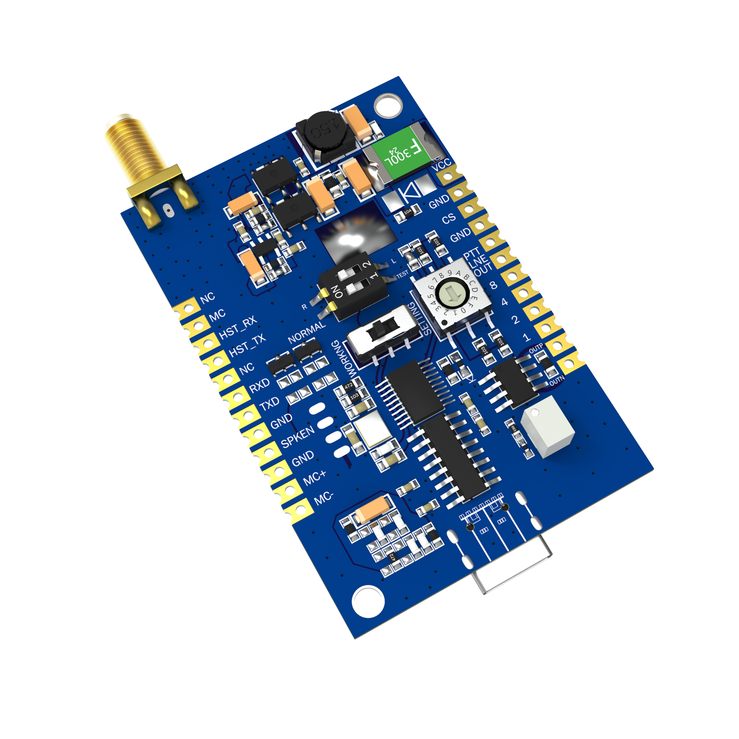 DMR858M: Walkie-talkie anal&oacute;gico-digital integrado de 5 W con ranura de tiempo dual DMR