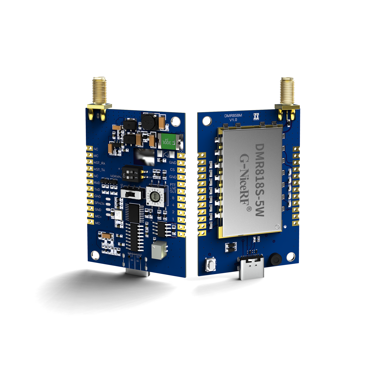 DMR858M: Walkie-talkie anal&oacute;gico-digital integrado de 5 W con ranura de tiempo dual DMR