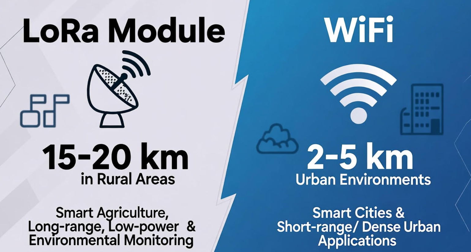 M&oacute;dulo LoRa vs. WiFi: &iquest;Cu&aacute;l es mejor?